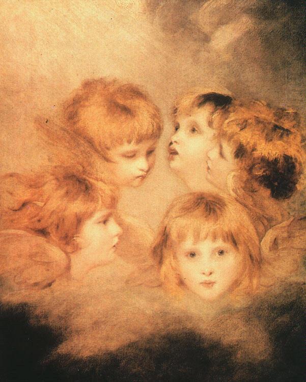 Sir Joshua Reynolds Heads of Angels china oil painting image